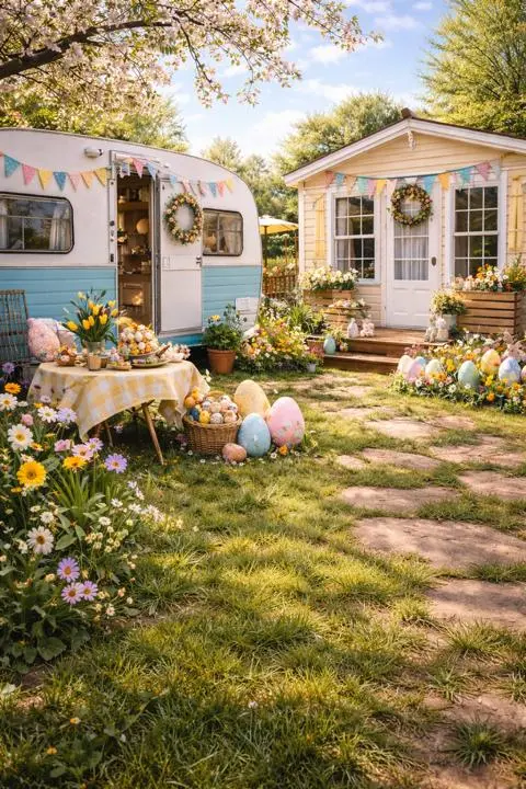 Osterglück Camping Mietobjekte Angebot Ostern im Spreewald